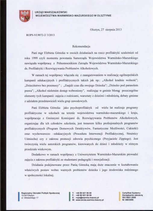 Zdjęcie ze szkolenia