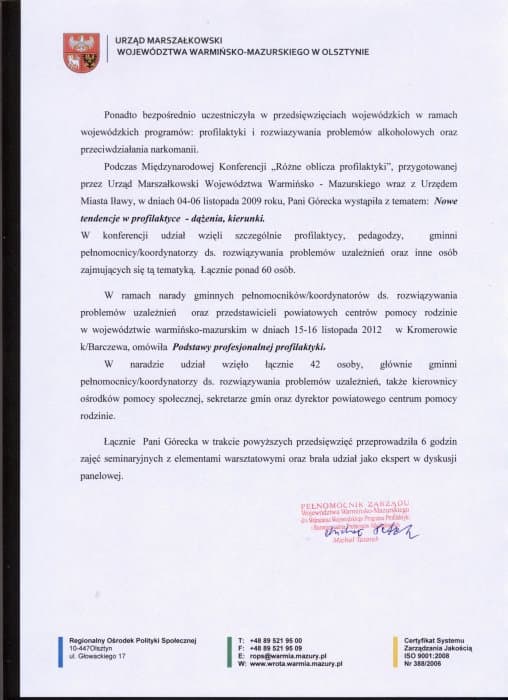 Zdjęcie ze szkolenia