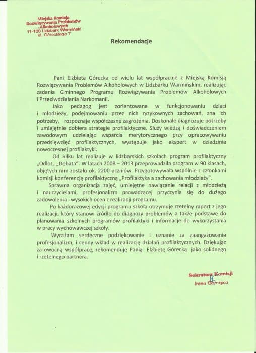 Zdjęcie ze szkolenia