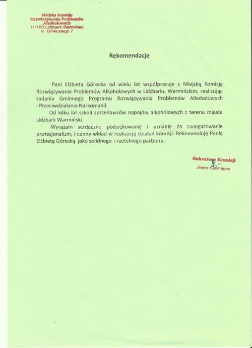 Zdjęcie ze szkolenia