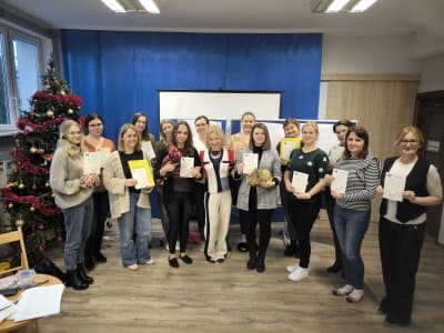 Szkolenie w Łochowie - przygotowanie do programu dla najmlodszych ,,Spotkania z Leonem''